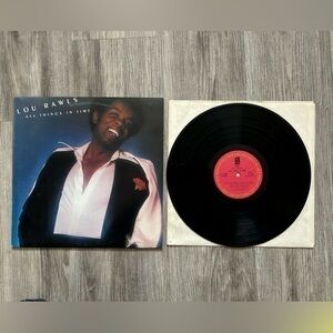 LOU RAWLS All Things In Time Columbia Records 1976 first edition vinyl Lp album